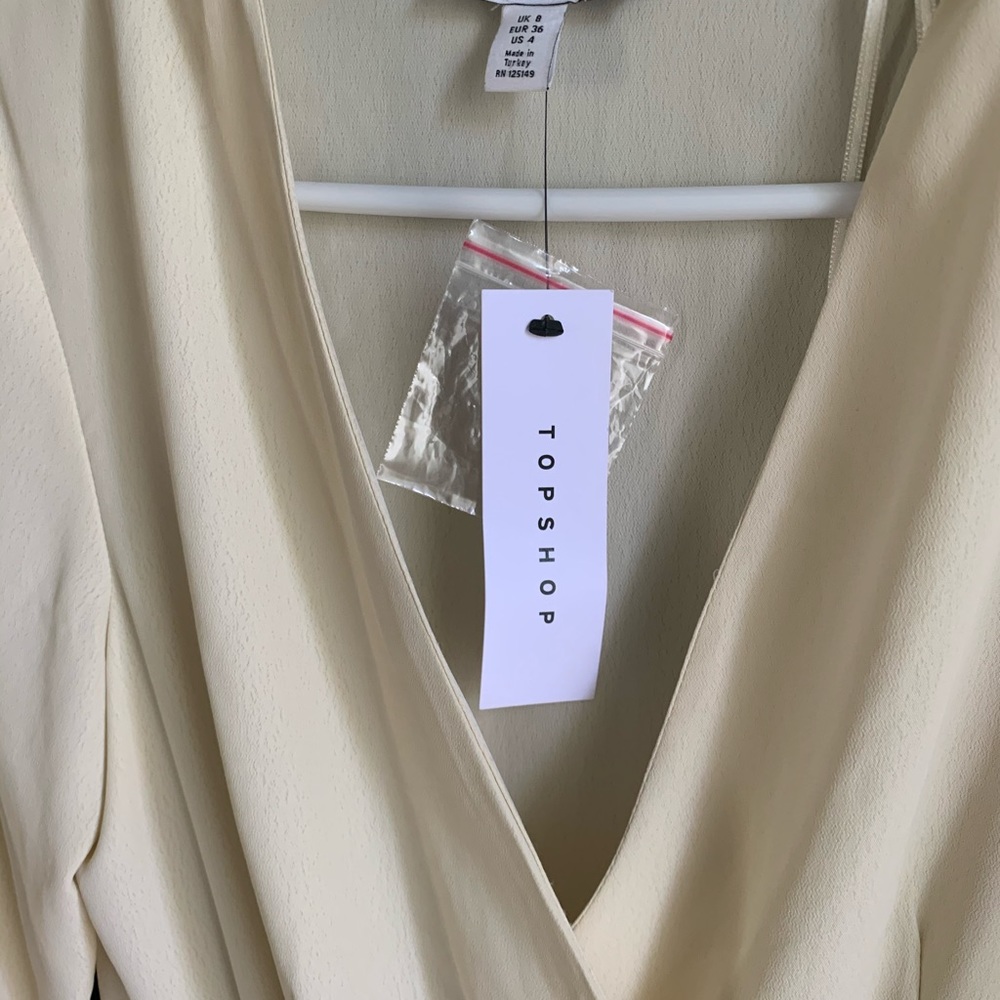 TopShop Cross Over Blouse - Picture 3 of 4